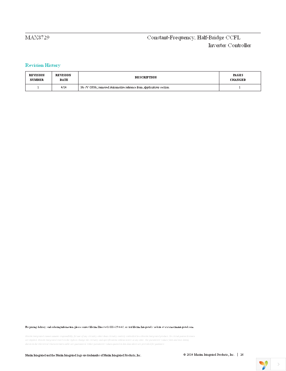 MAX8729EEI+T Page 26