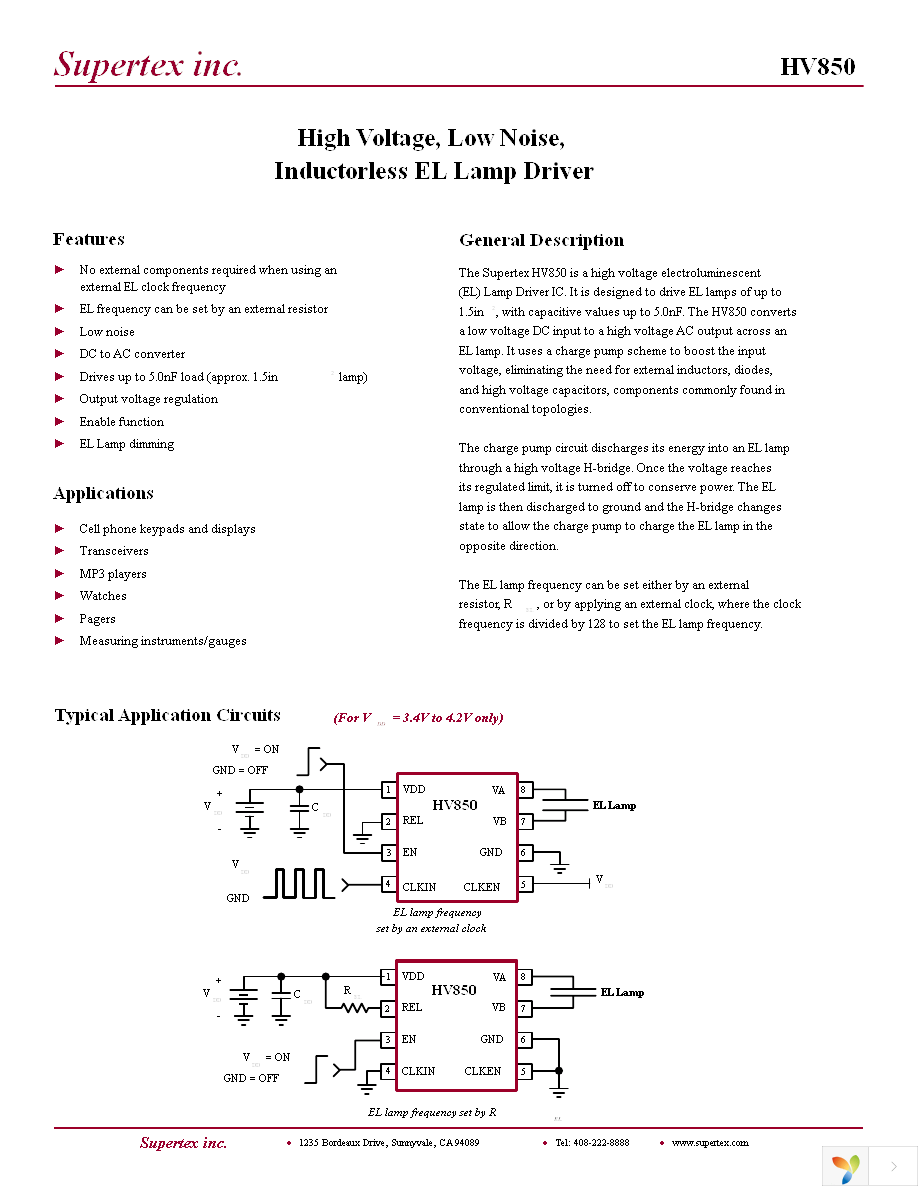 HV850MG-G Page 1