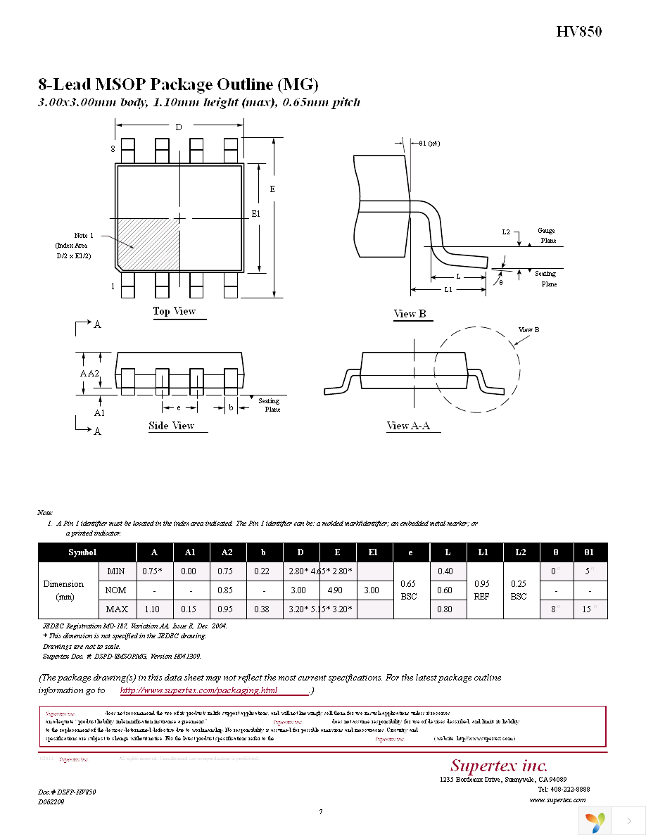 HV850MG-G Page 7