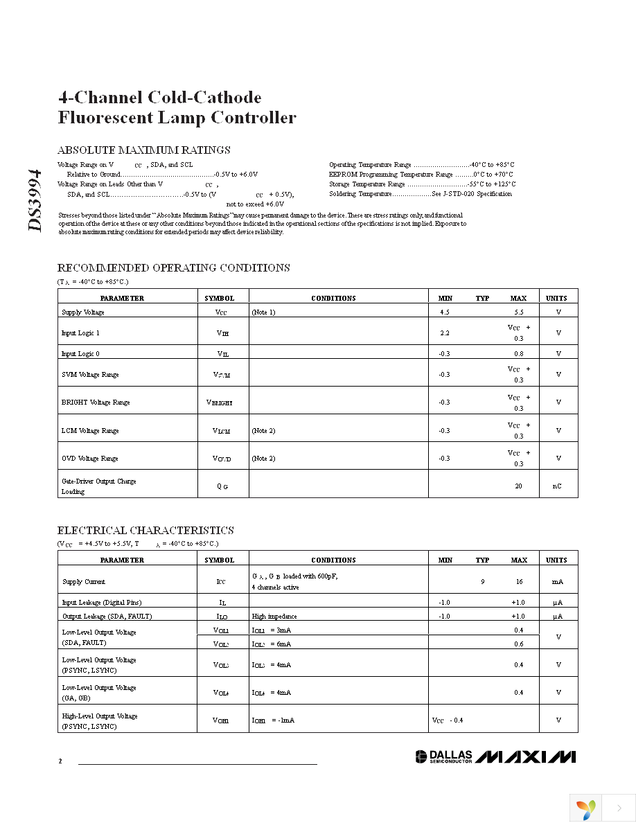 DS3994Z+T&R Page 2