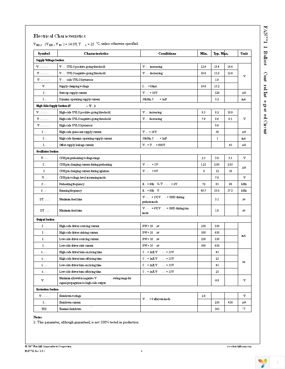 FAN7711SM Page 4