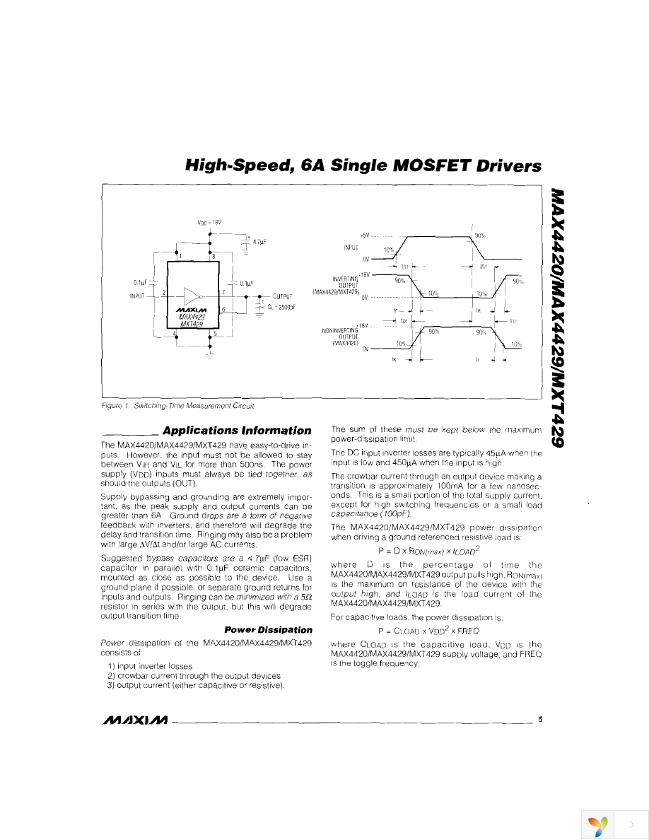 MAX4420ESA+ Page 5