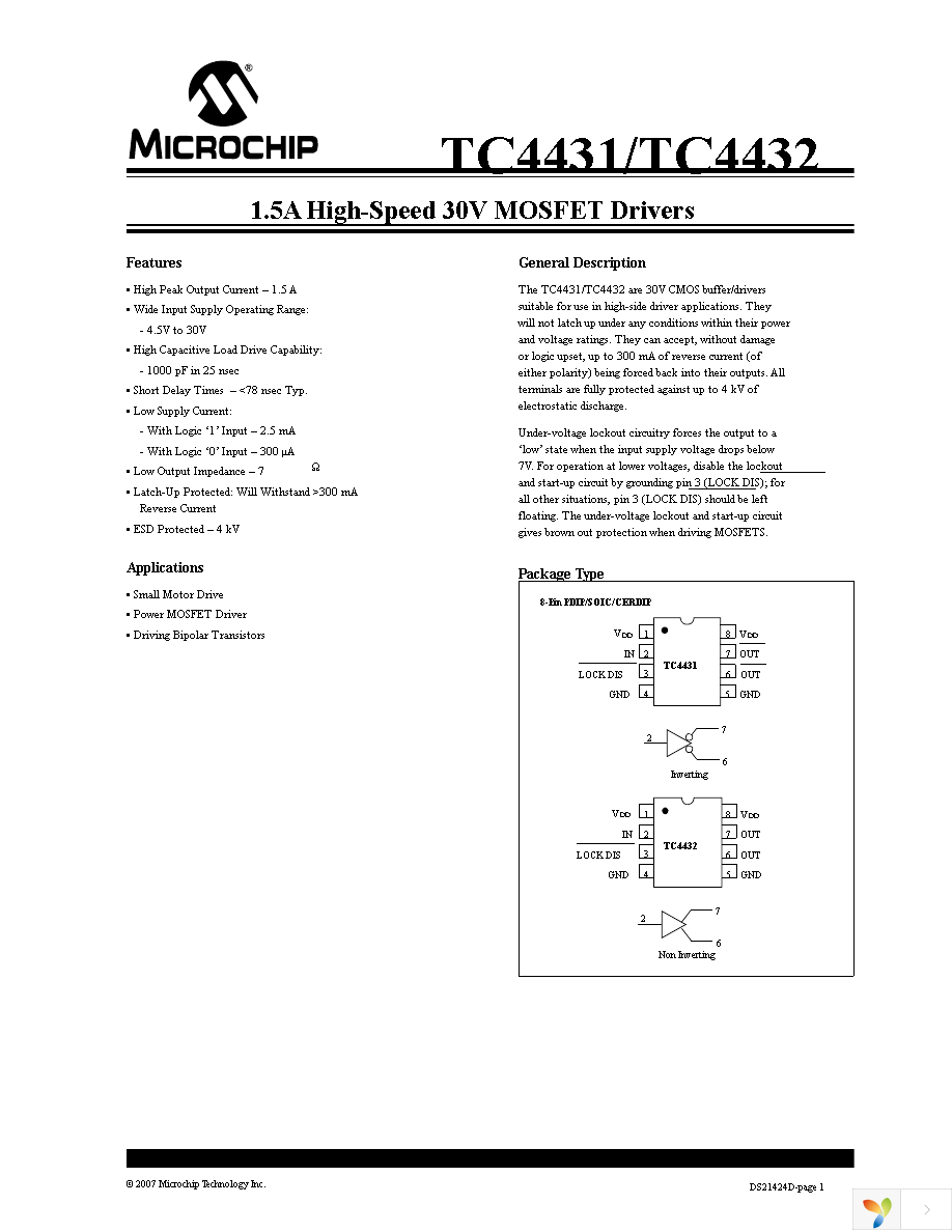 TC4431EOA Page 1