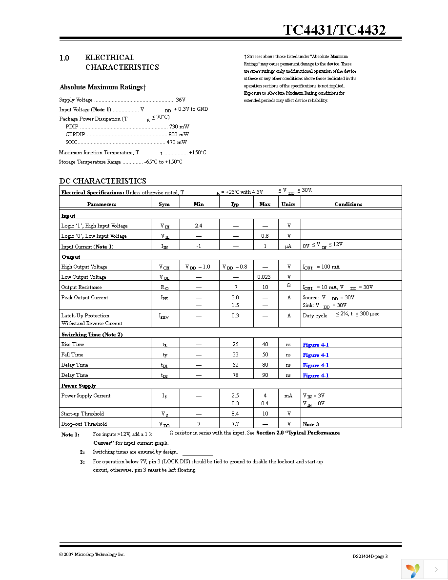 TC4431EOA Page 3