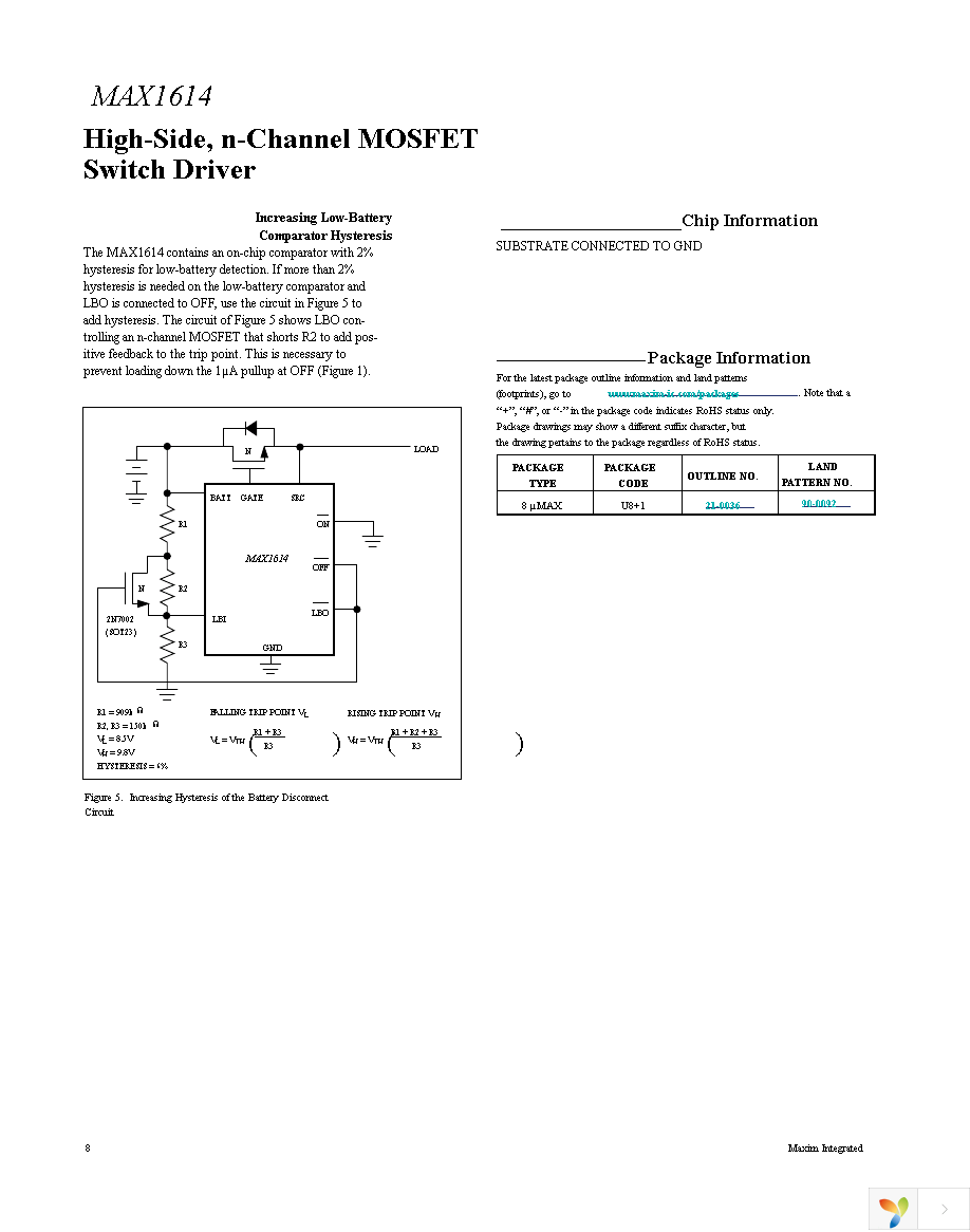 MAX1614EUA+ Page 8