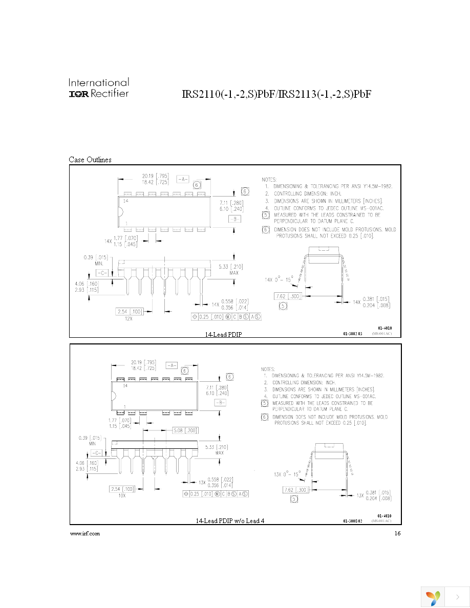 IRS2110STRPBF Page 16