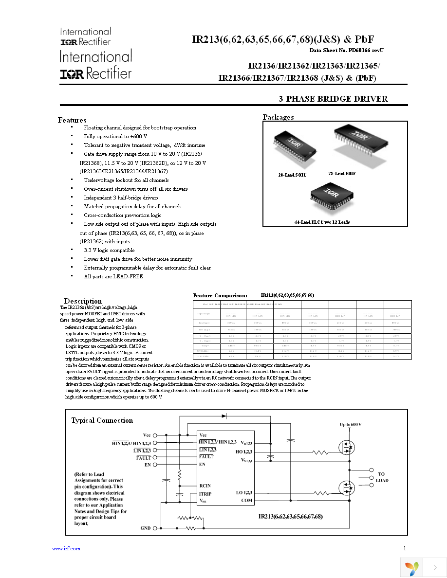 IR2136STRPBF Page 1