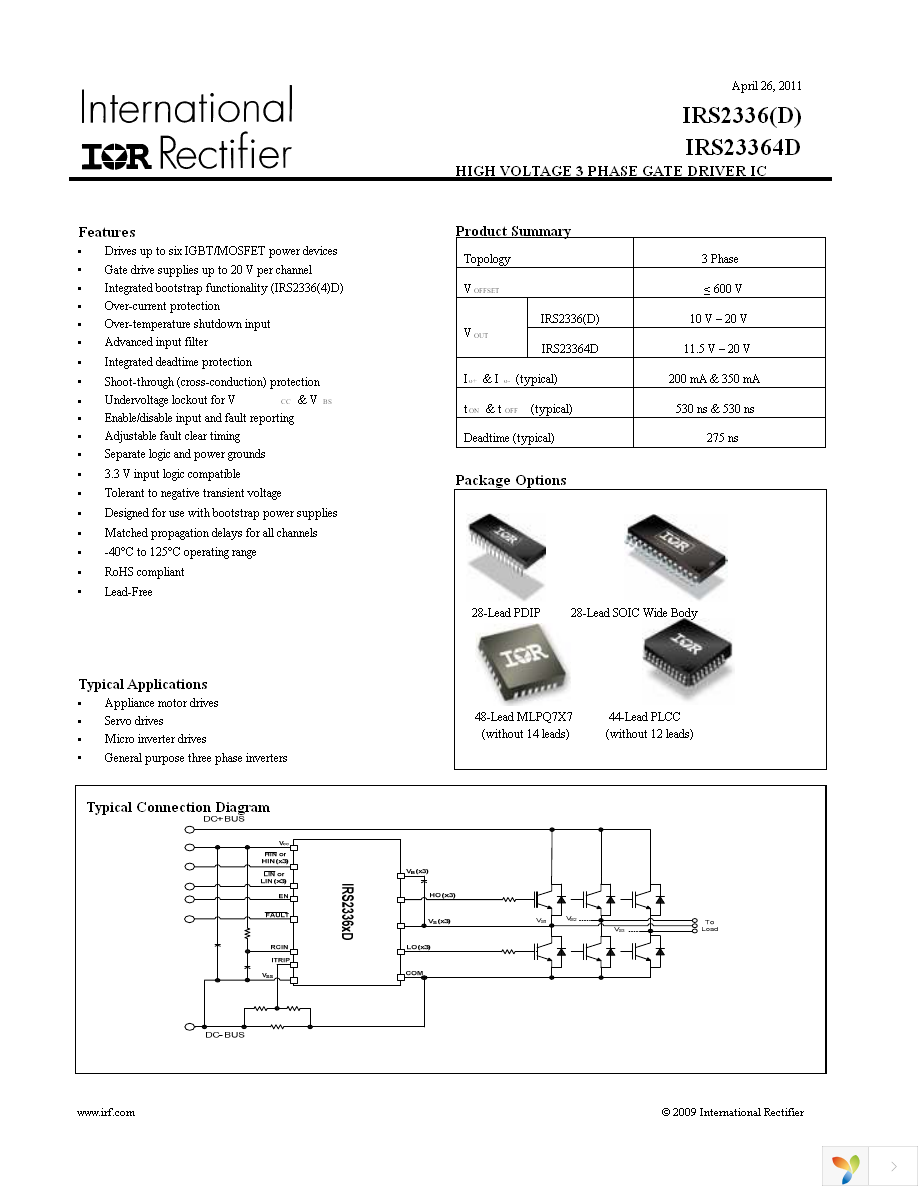 IRS23364DSTRPBF Page 1