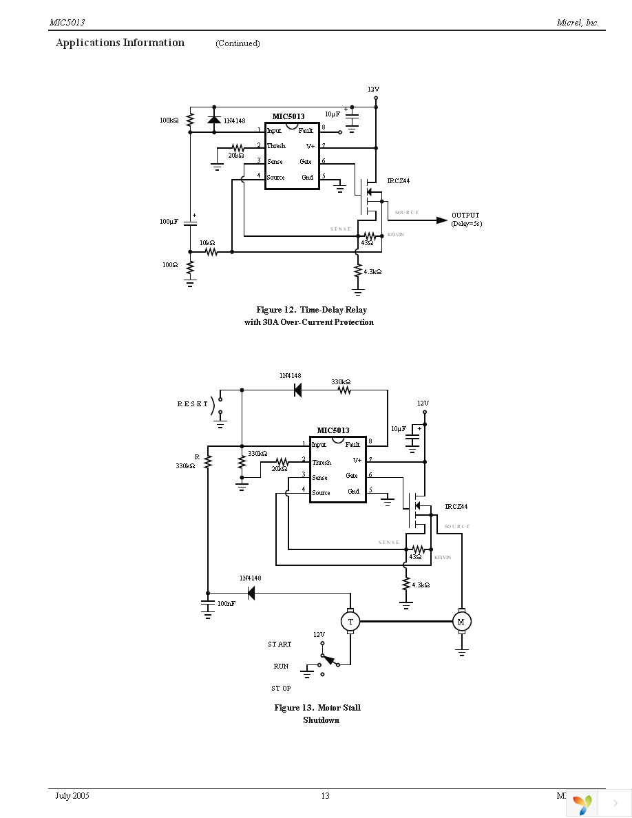 MIC5013YN Page 13