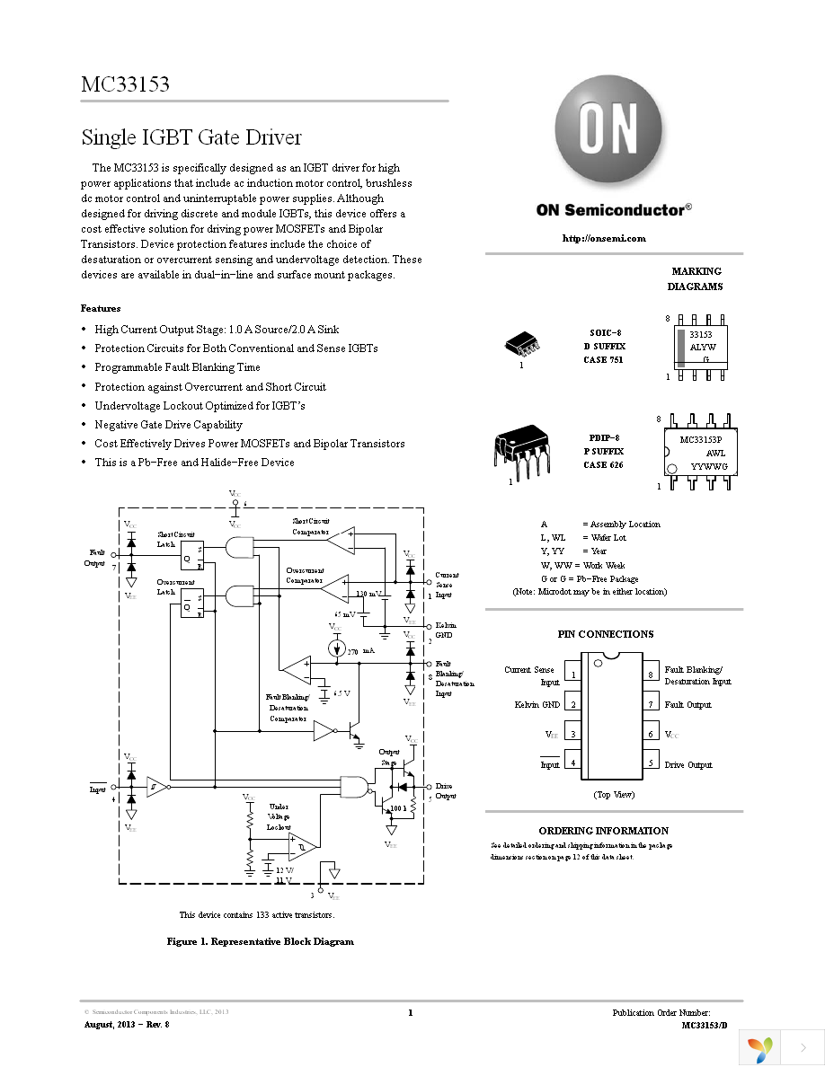 MC33153DR2G Page 1