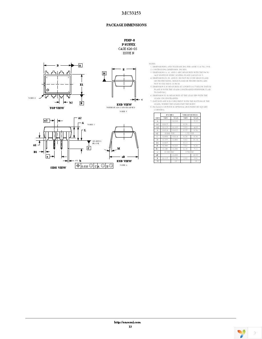 MC33153DR2G Page 13