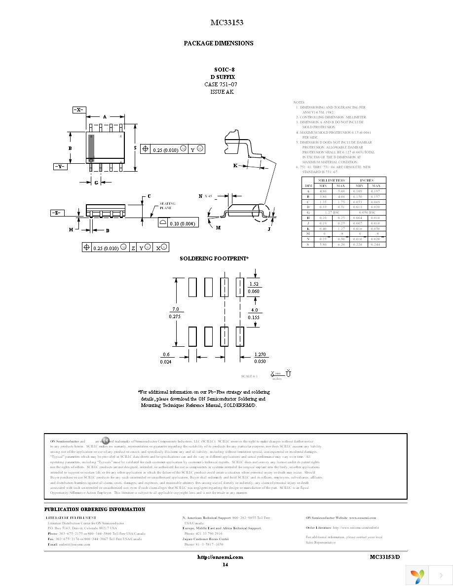 MC33153DR2G Page 14