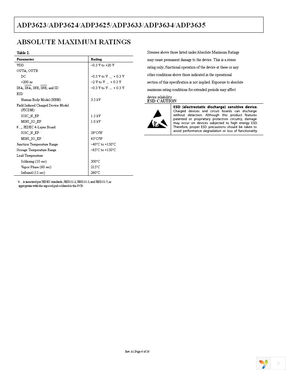 ADP3625ARDZ-RL Page 6