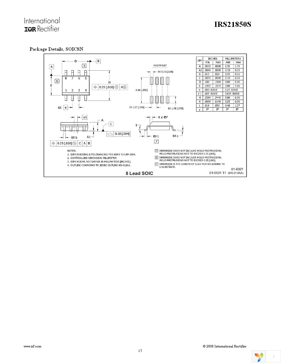 IRS21850SPBF Page 17