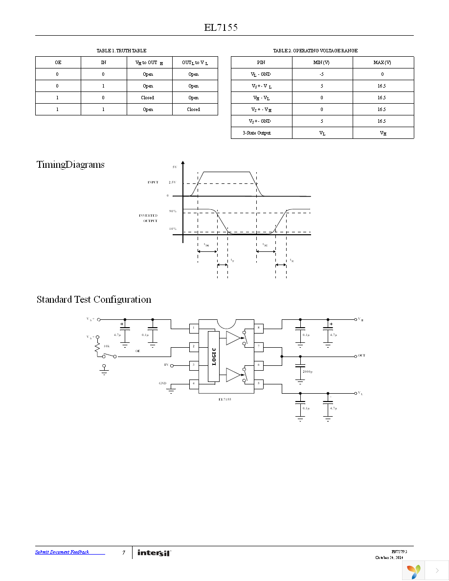 EL7155CSZ-T7 Page 7