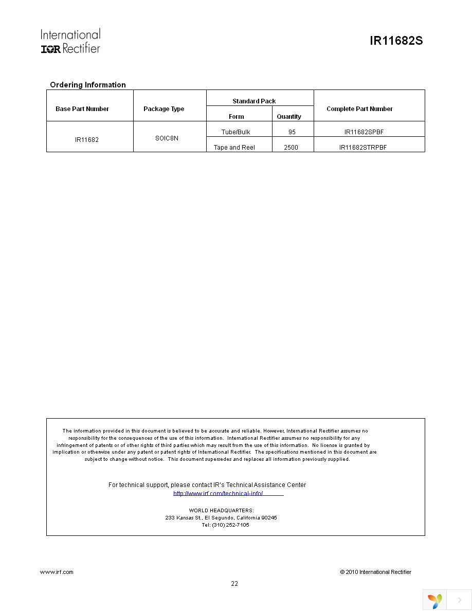 IR11682STRPBF Page 22