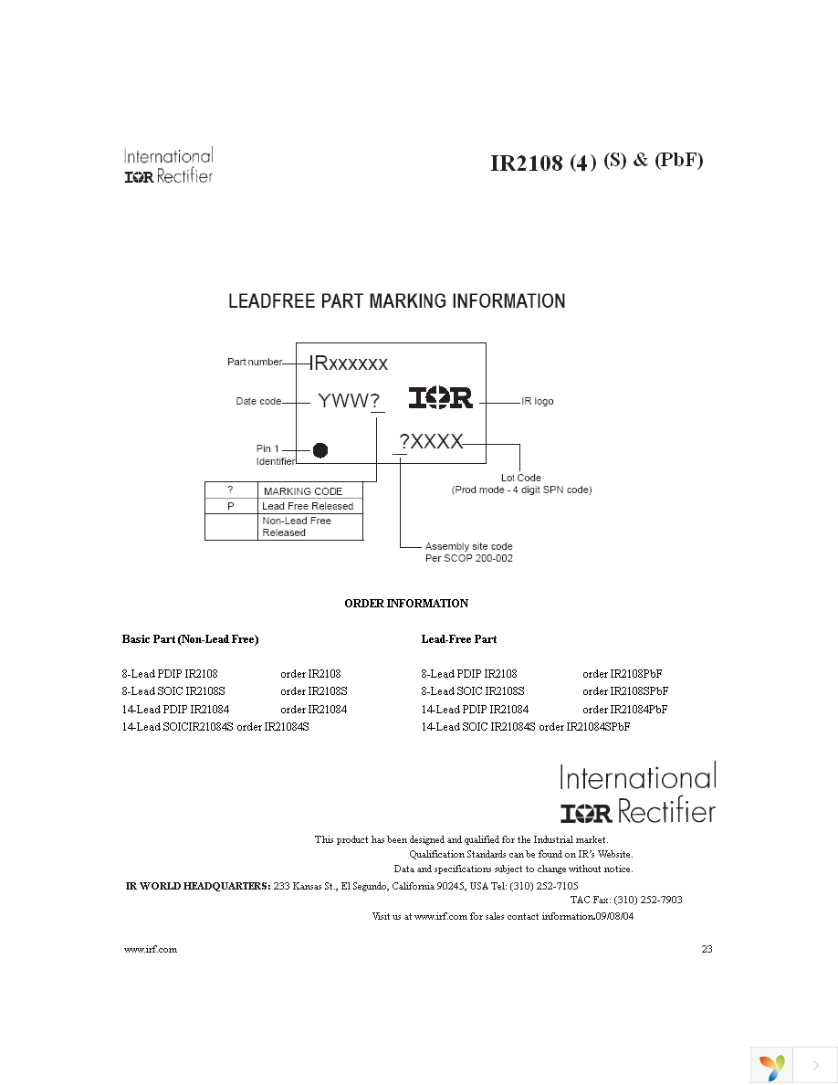 IR2108SPBF Page 23