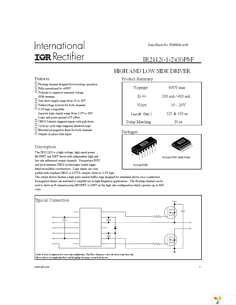 IR2112PBF Page 1