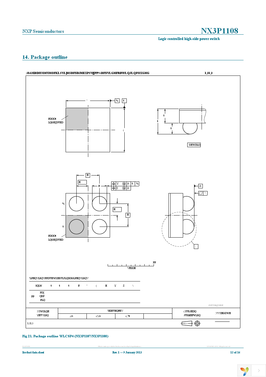 NX3P1108UKZ Page 12