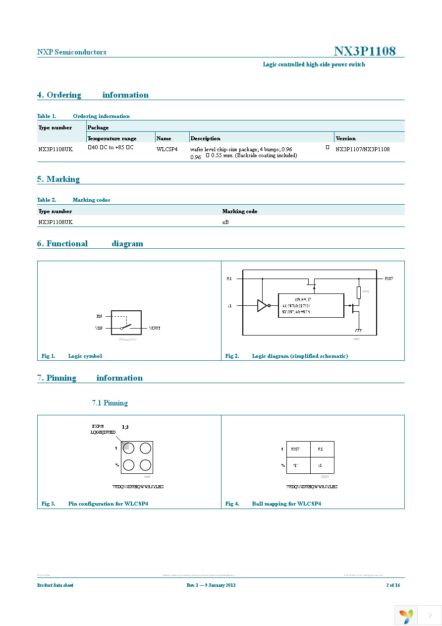 NX3P1108UKZ Page 2