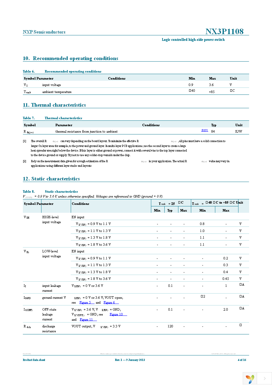 NX3P1108UKZ Page 4