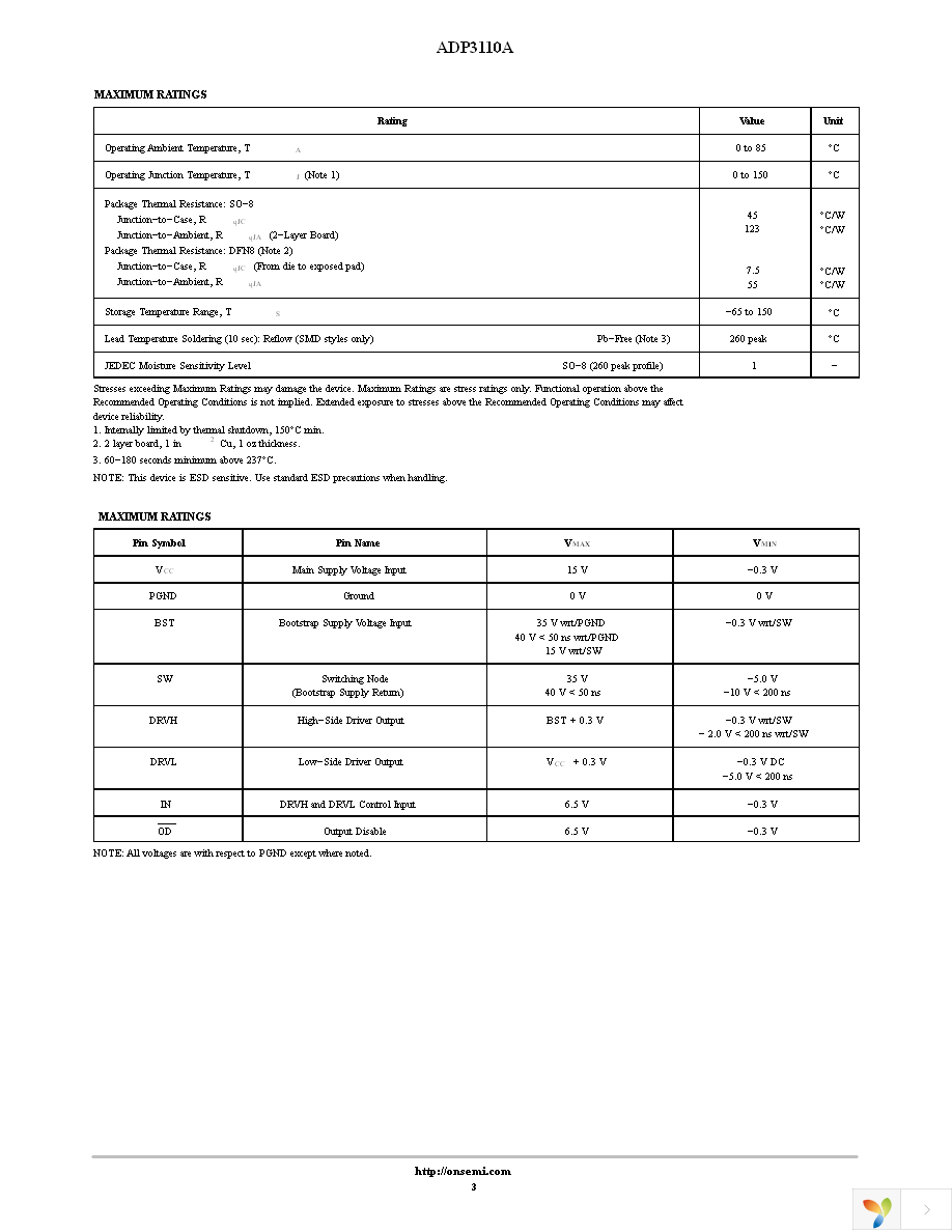 ADP3110AKRZ-RL Page 3