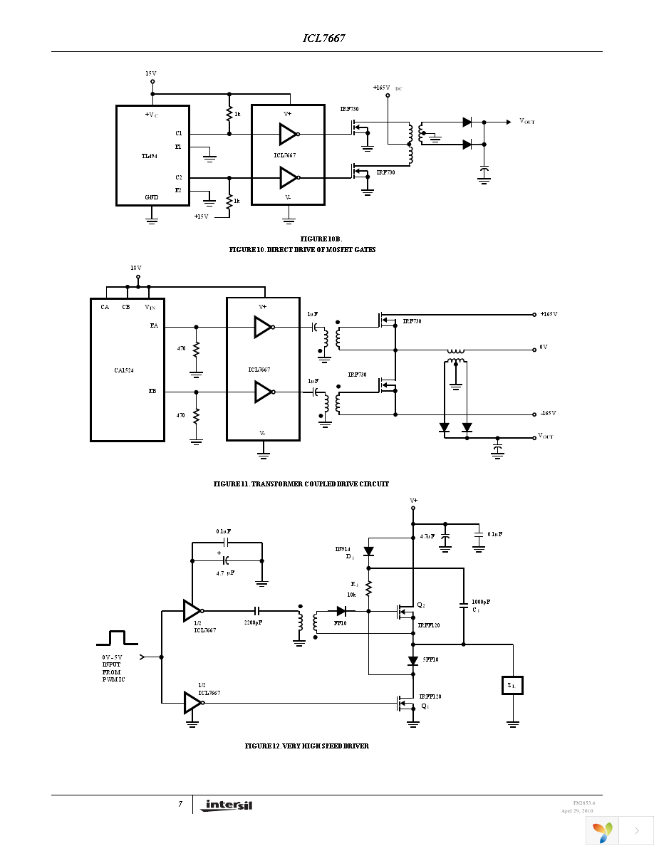 ICL7667CBAZA-T Page 7