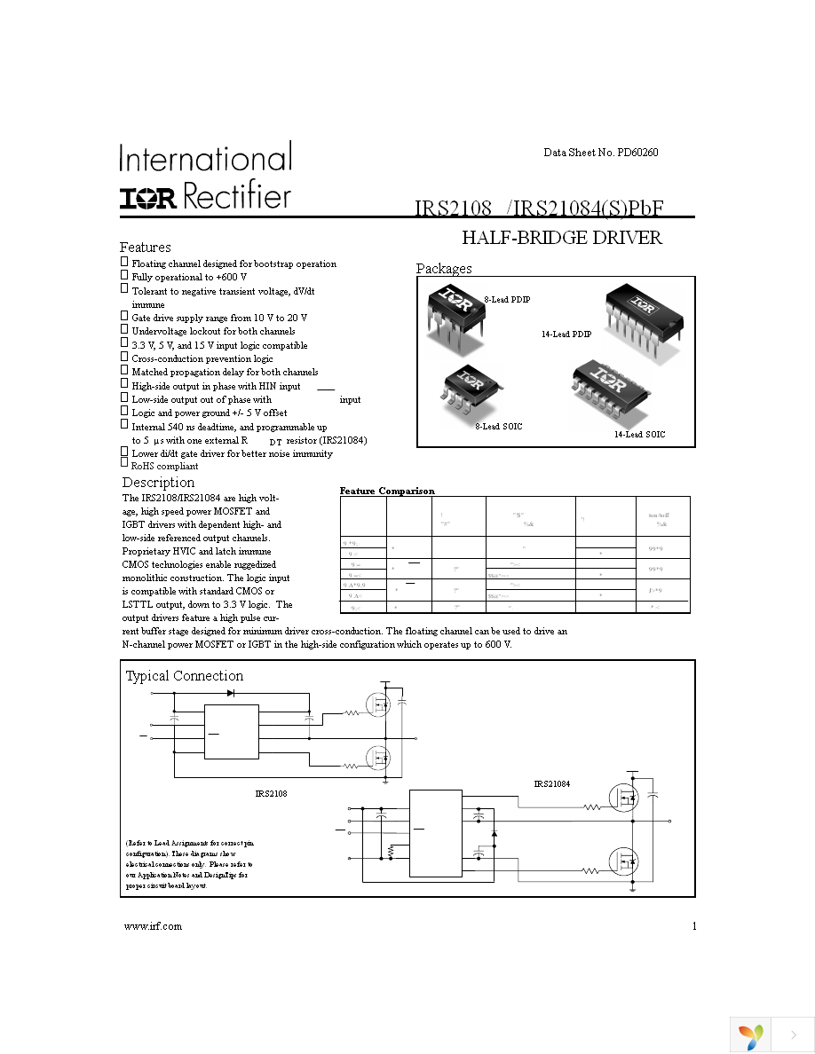 IRS2108STRPBF Page 1