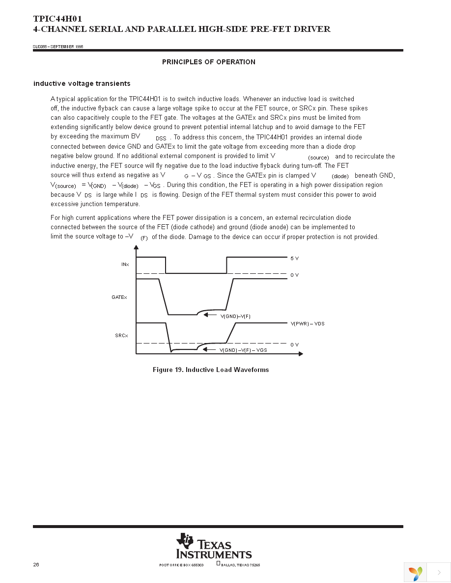 TPIC44H01DA Page 26