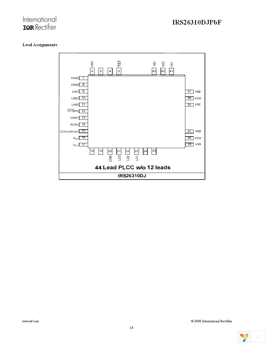 IRS26310DJTRPBF Page 14