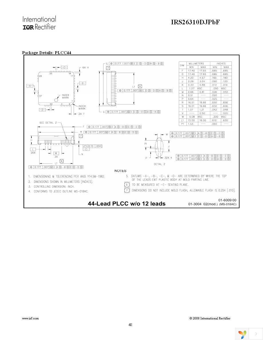 IRS26310DJTRPBF Page 40