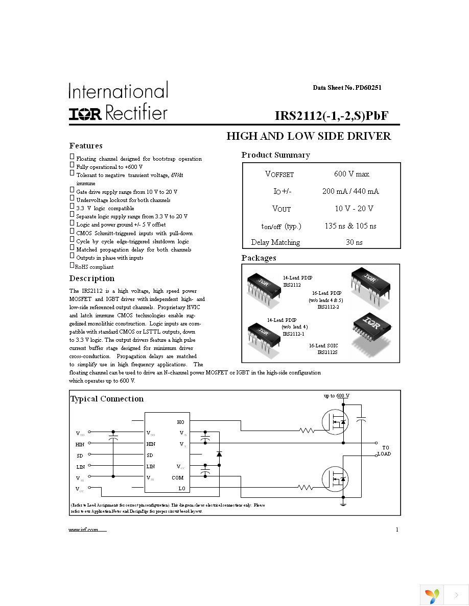 IRS2112SPBF Page 1