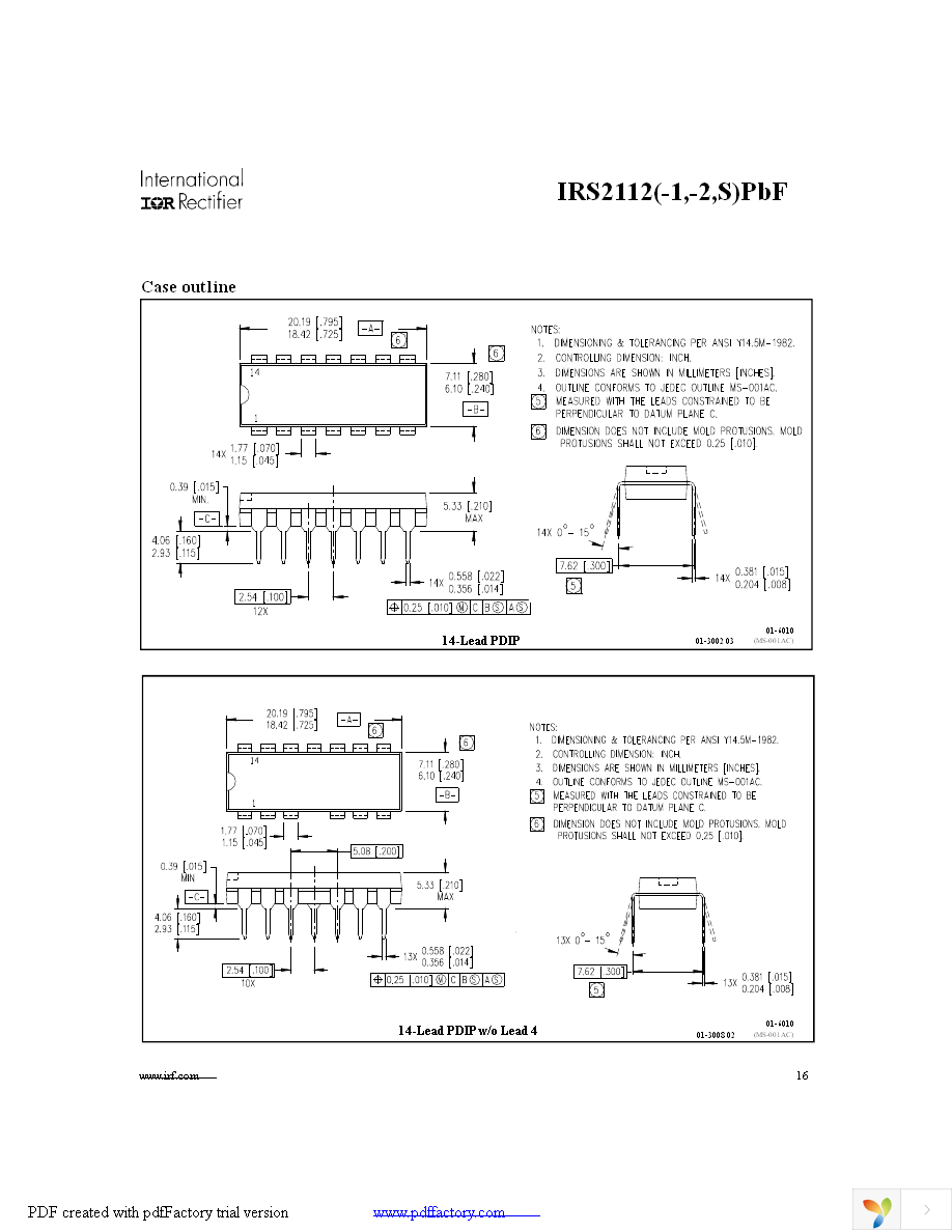 IRS2112SPBF Page 16