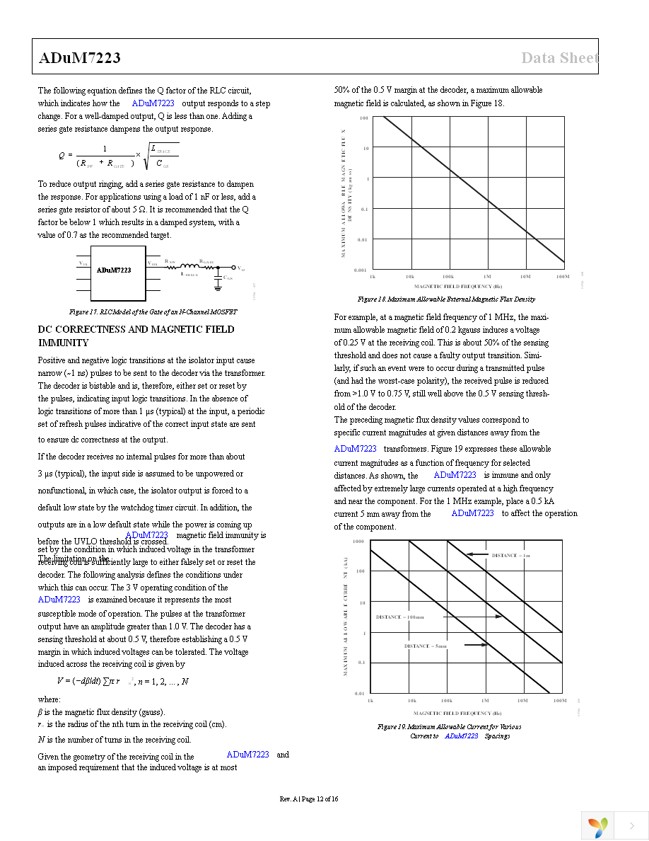 ADUM7223CCCZ Page 12