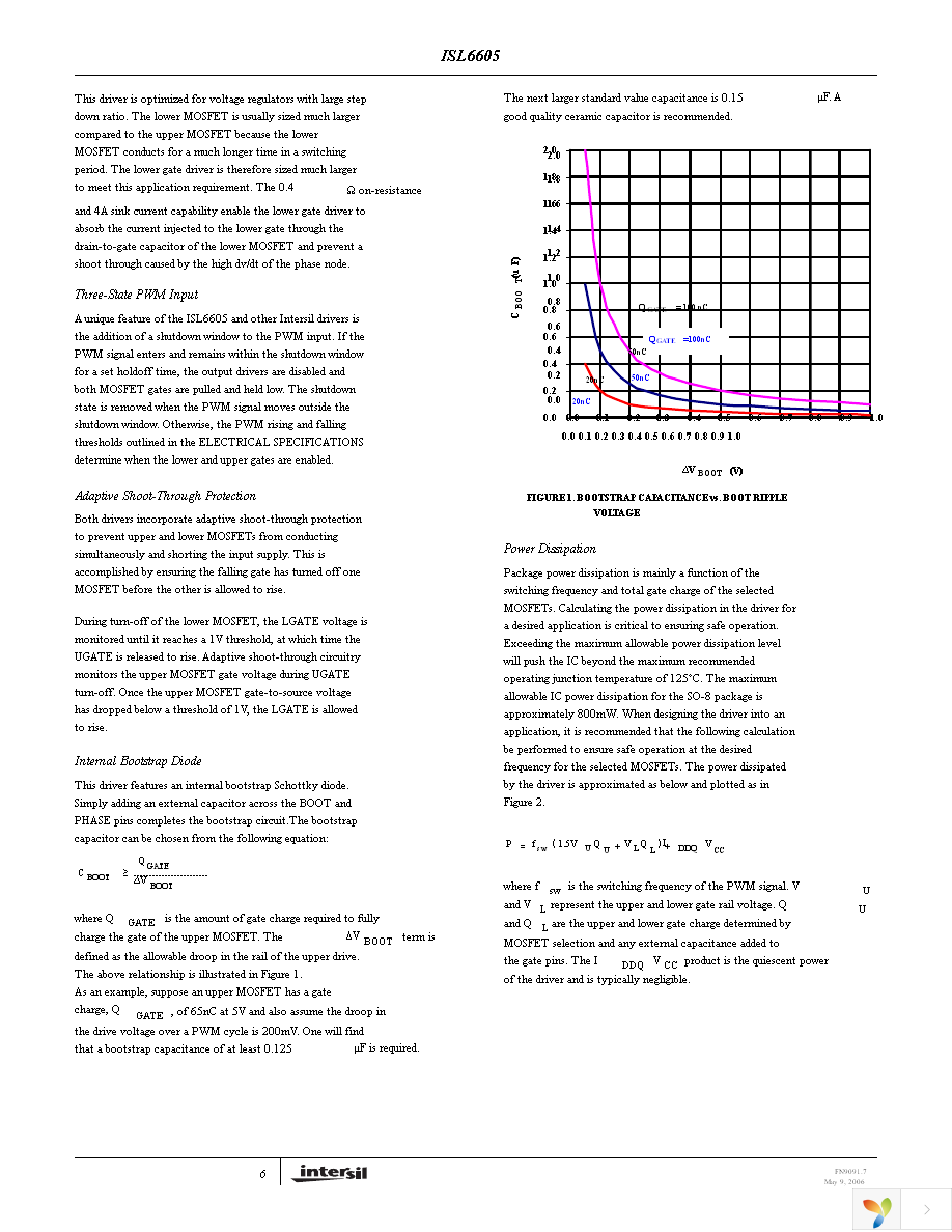 ISL6605CBZ Page 6