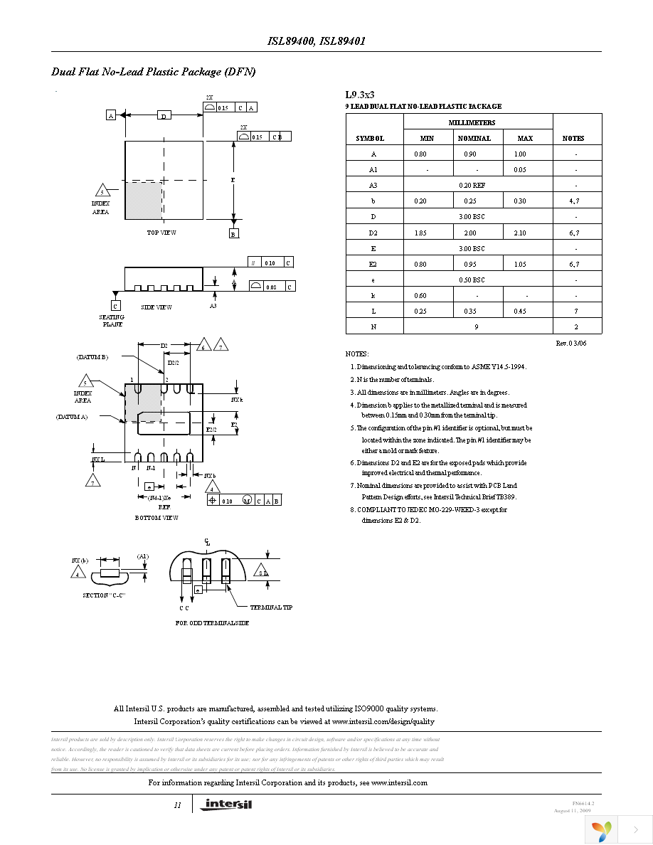 ISL89400ABZ Page 11