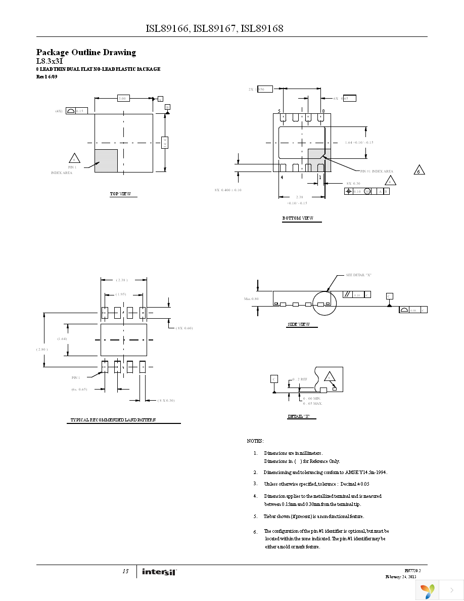 ISL89167FBEAZ Page 13