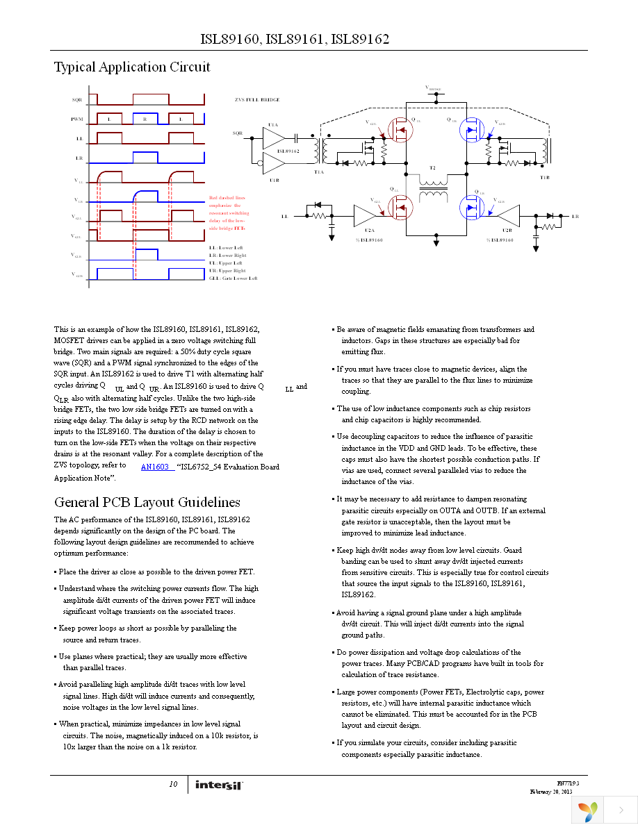 ISL89161FBEAZ Page 10