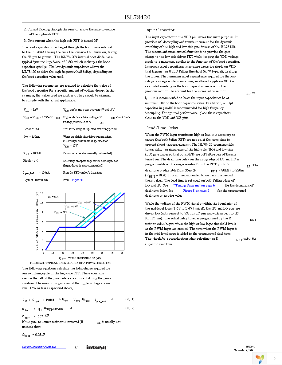 ISL78420ARTAZ Page 11