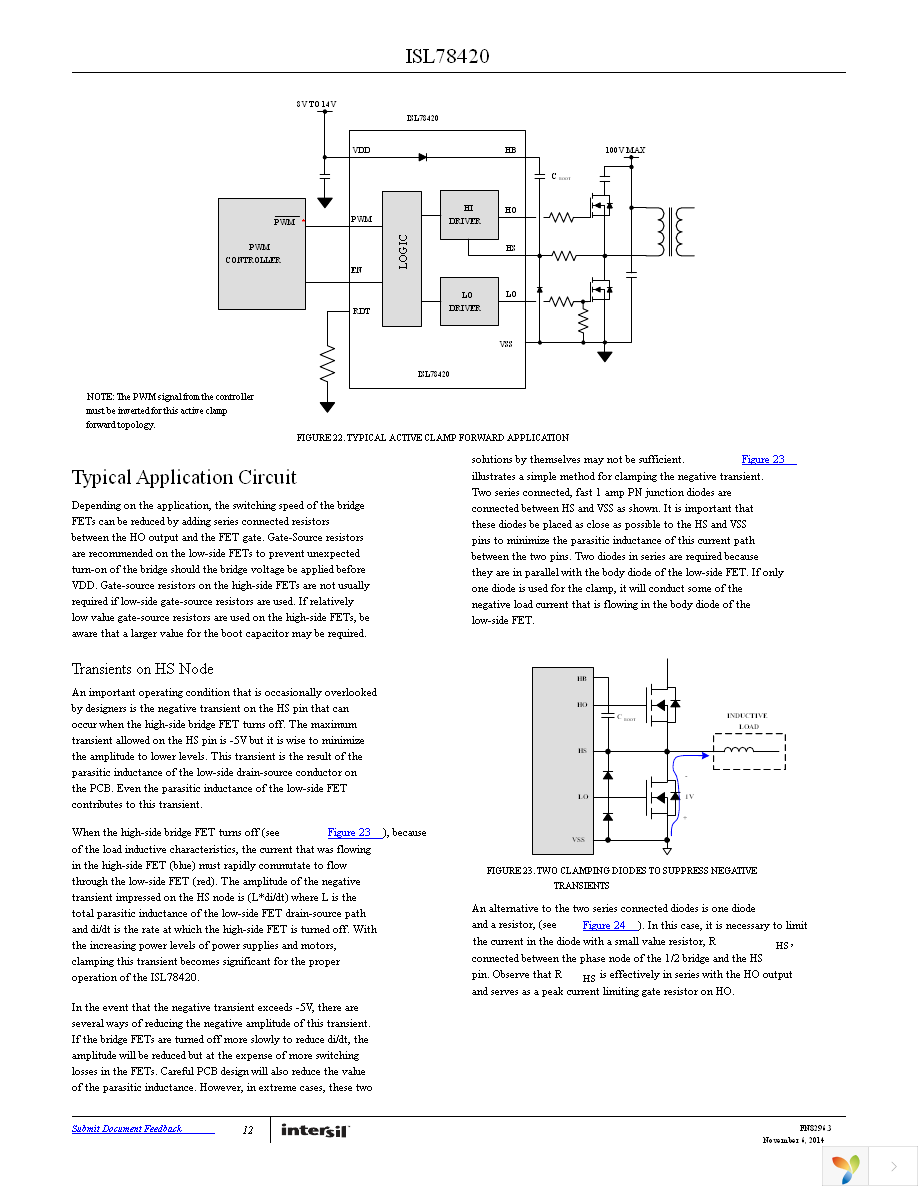 ISL78420ARTAZ Page 12