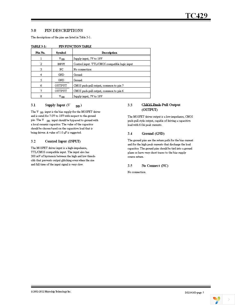 TC429CPA Page 7