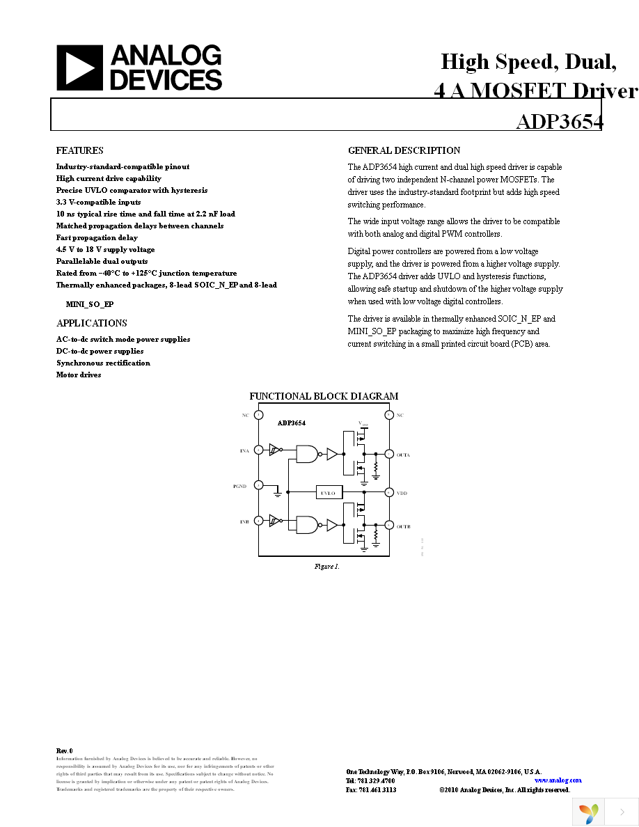 ADP3654ARHZ Page 1