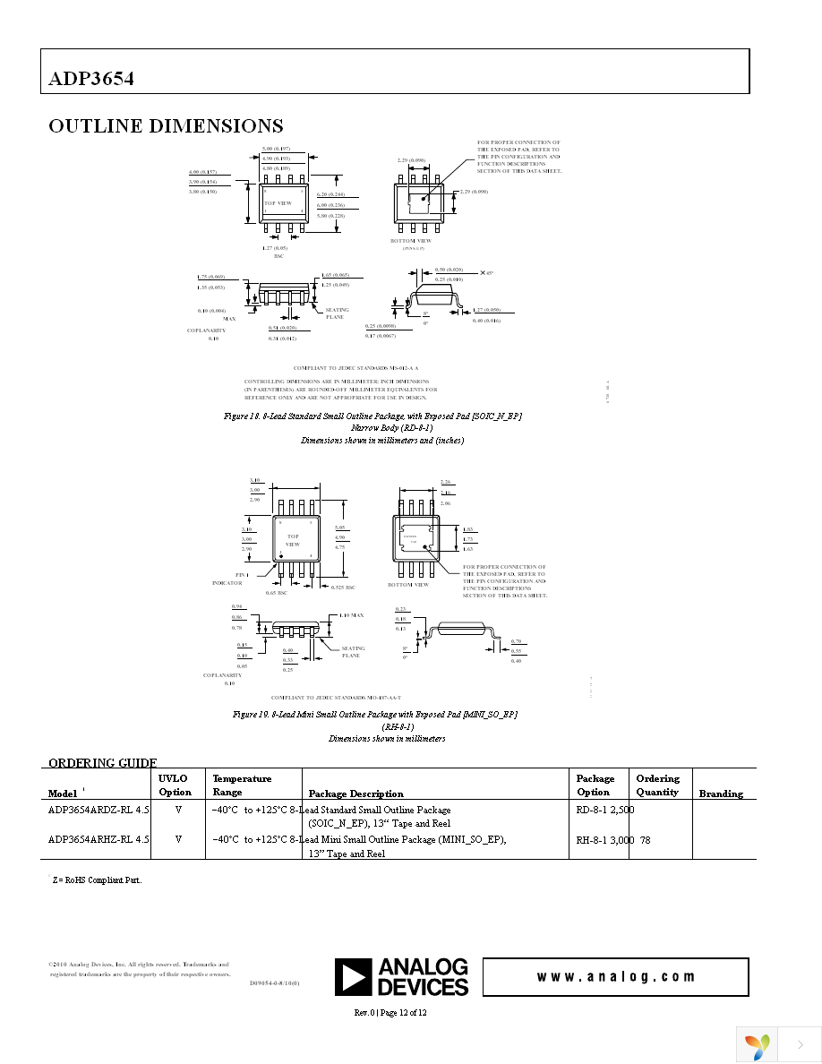 ADP3654ARHZ Page 12