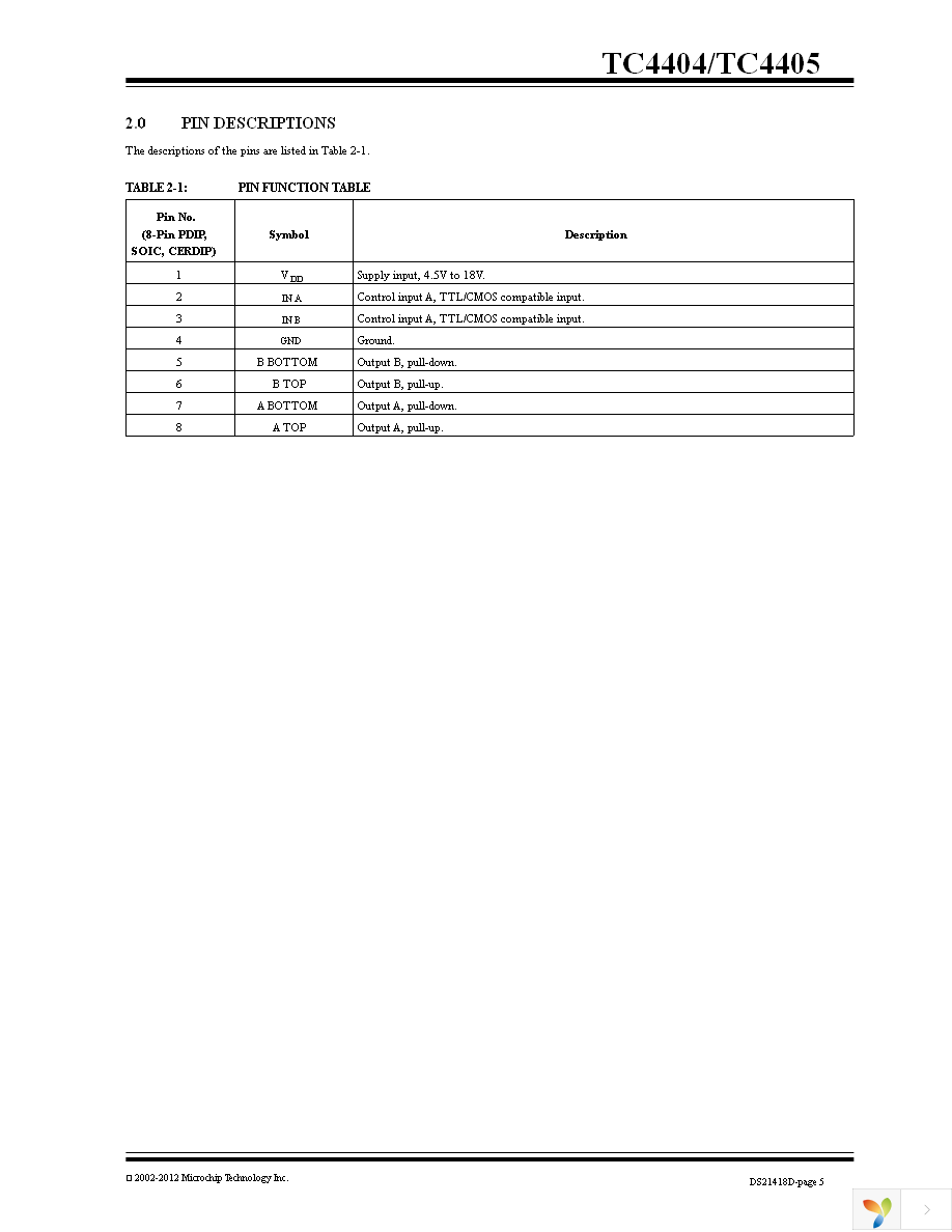 TC4404EPA Page 5