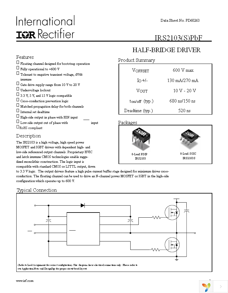 IRS2103SPBF Page 1