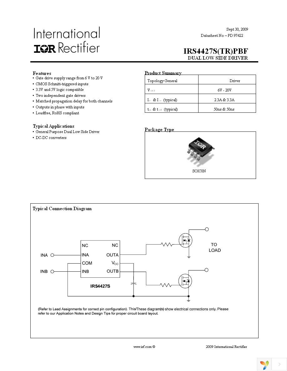 IRS4427SPBF Page 1