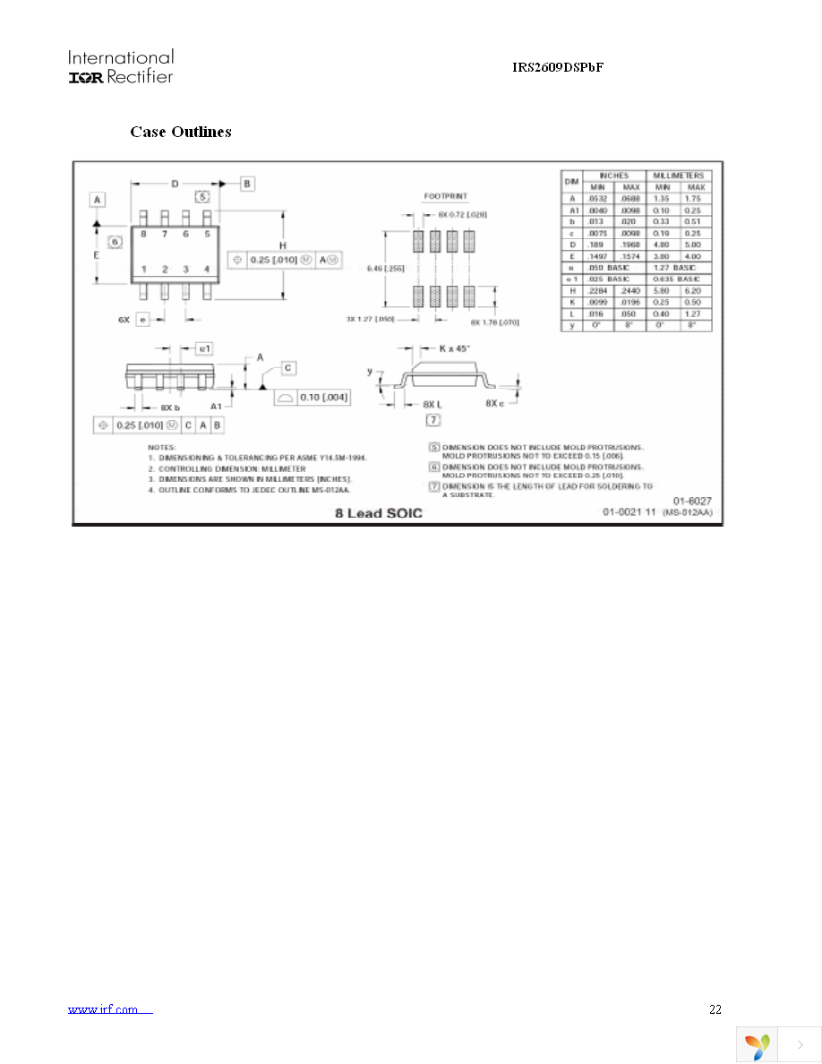 IRS2609DSPBF Page 22