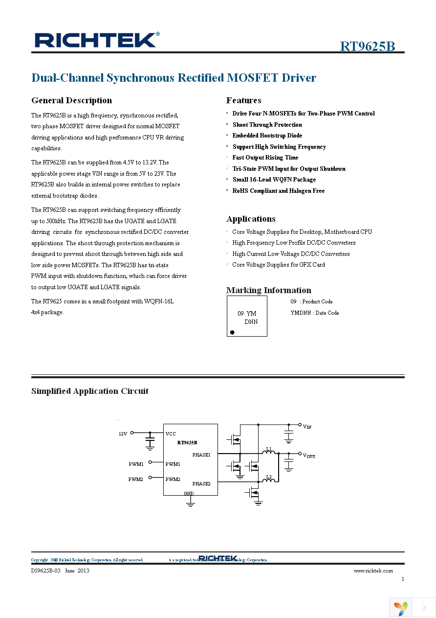 RT9625BZQW Page 1