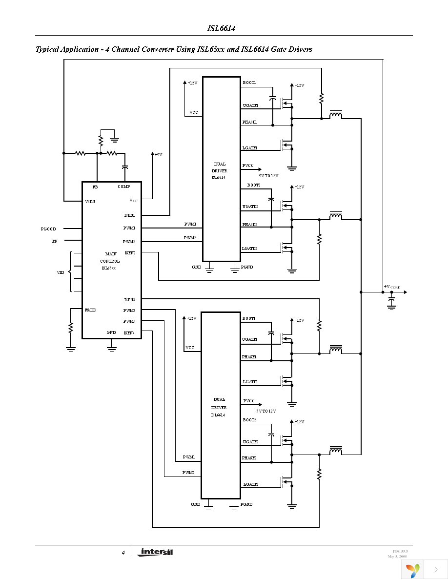 ISL6614CRZ Page 4