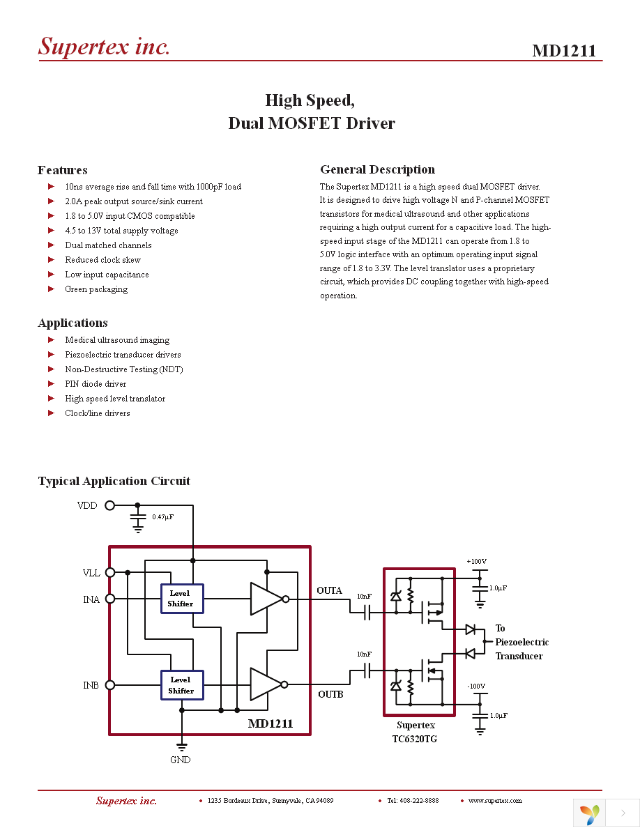 MD1211LG-G Page 1